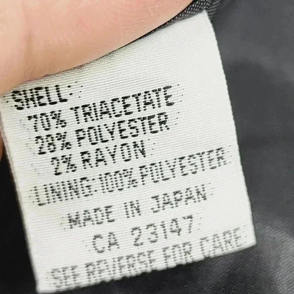 Vintage Talbots Pattern Women's Blazer Black Size 6 - Picture 7 of 8